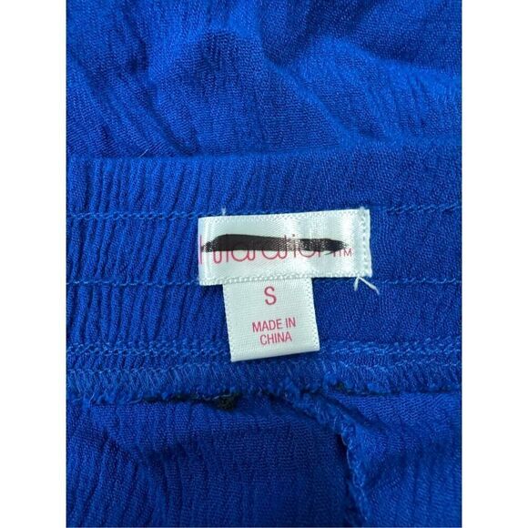 Xhilaration Blue Floral Flowy Pull On Shorts Size Small - Picture 3 of 4